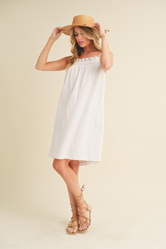 VEDA Embroidered Dress