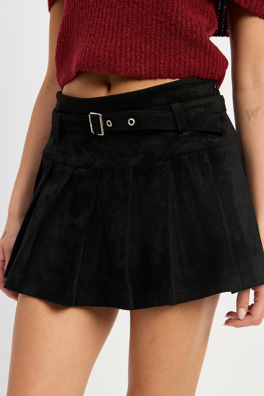 JUSTINE Skort With Belt