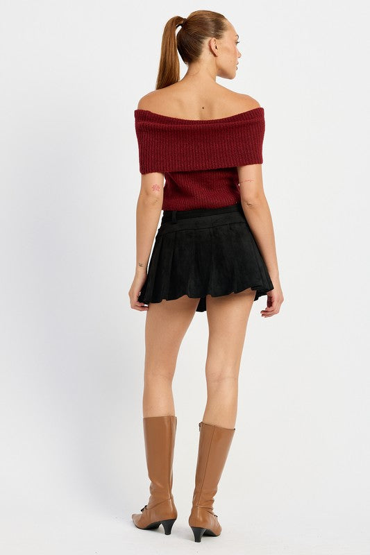JUSTINE Skort With Belt