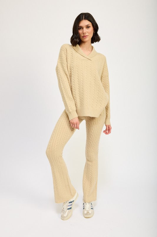 BETHANY Cable Knit Sweater