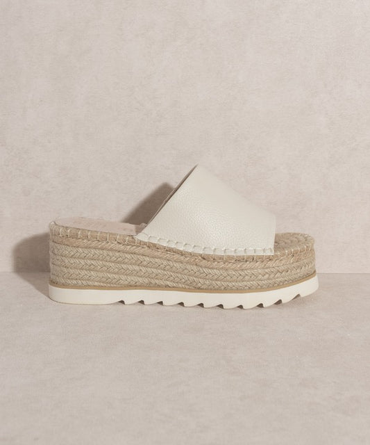 IVY Espadrille Platform Slide