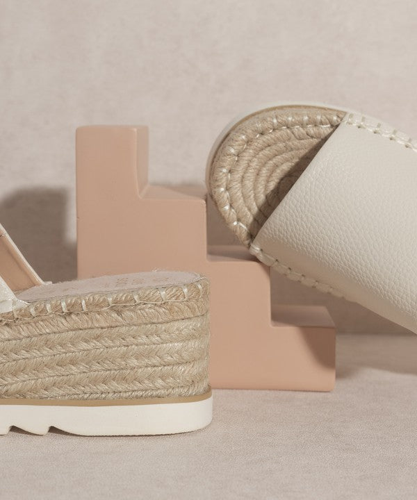 IVY Espadrille Platform Slide
