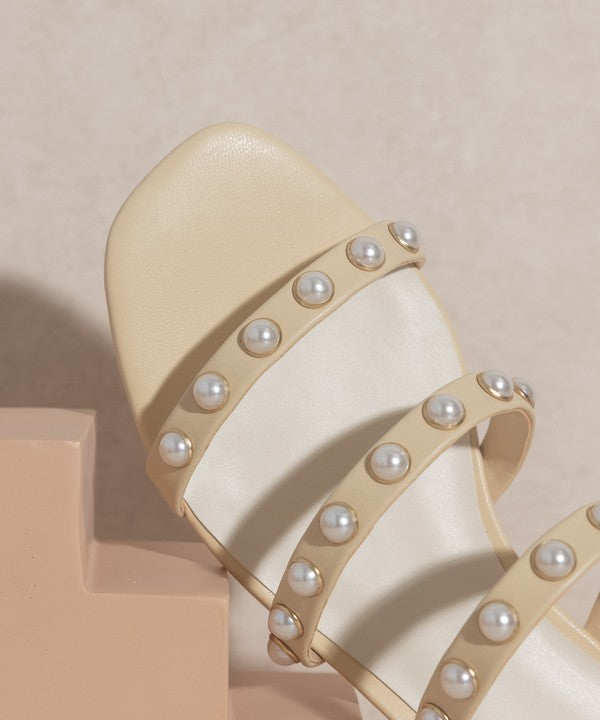 VALERIE Pearl Flat Sandals