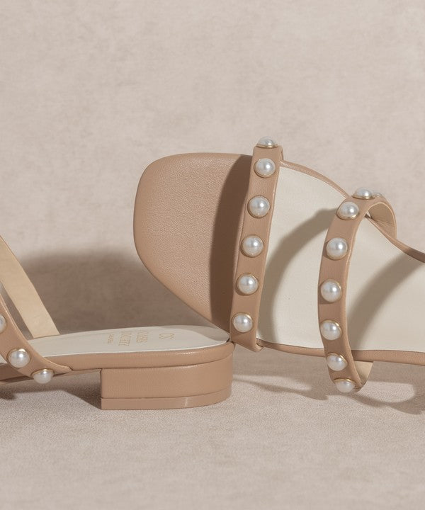 VALERIE Pearl Flat Sandals