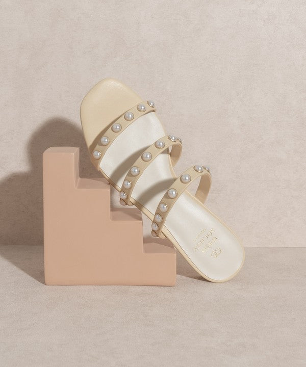 VALERIE Pearl Flat Sandals