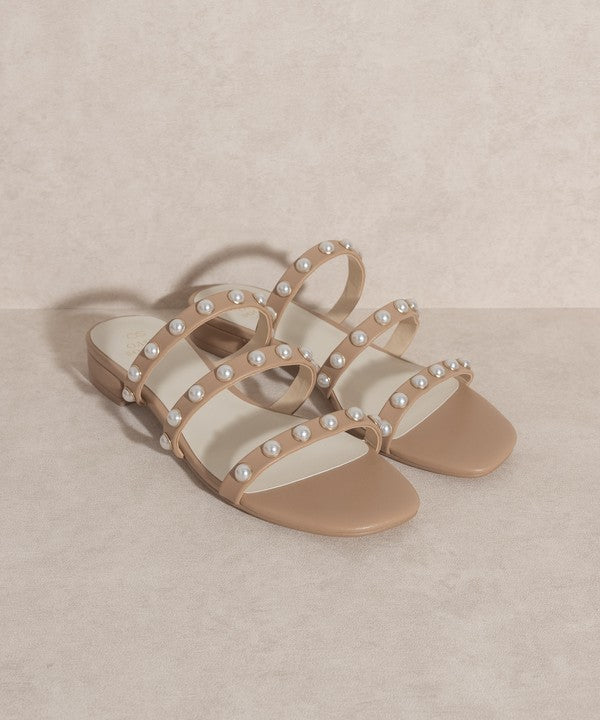 VALERIE Pearl Flat Sandals