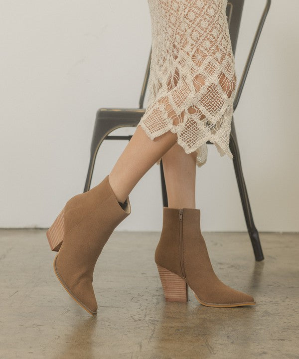 SONIA Western Ankle Boots
