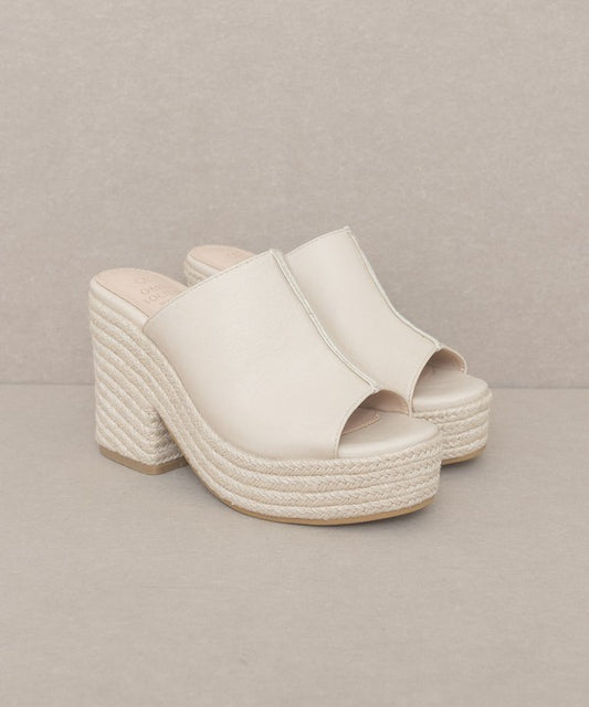 MELISSA Espadrille Platform Heel