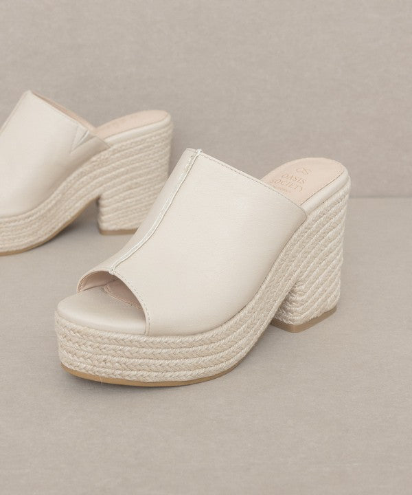 MELISSA Espadrille Platform Heel