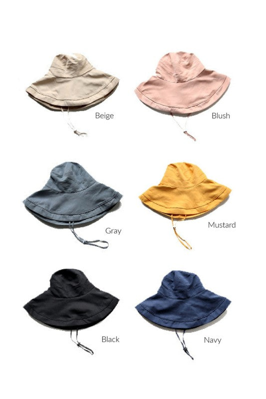 SOLEI Drawstring Sunhat