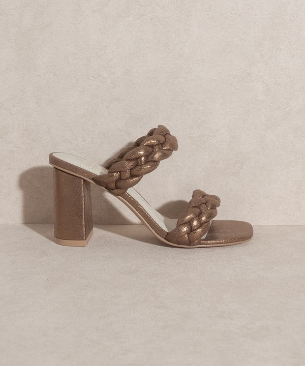 SAVANNAH Metallic Heel