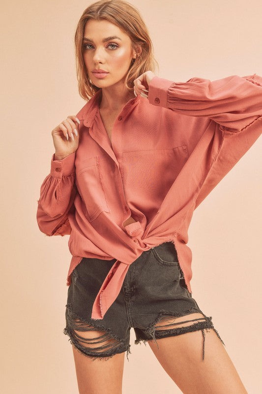 DELILAH Button Down Shirt