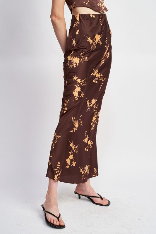 HELEN High Waist Maxi Skirt