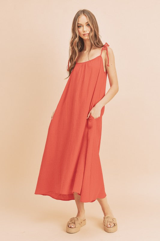 PYPER Pocket Midi Dress