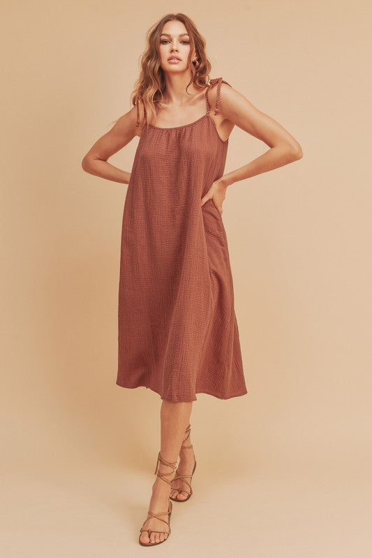 PYPER Pocket Midi Dress