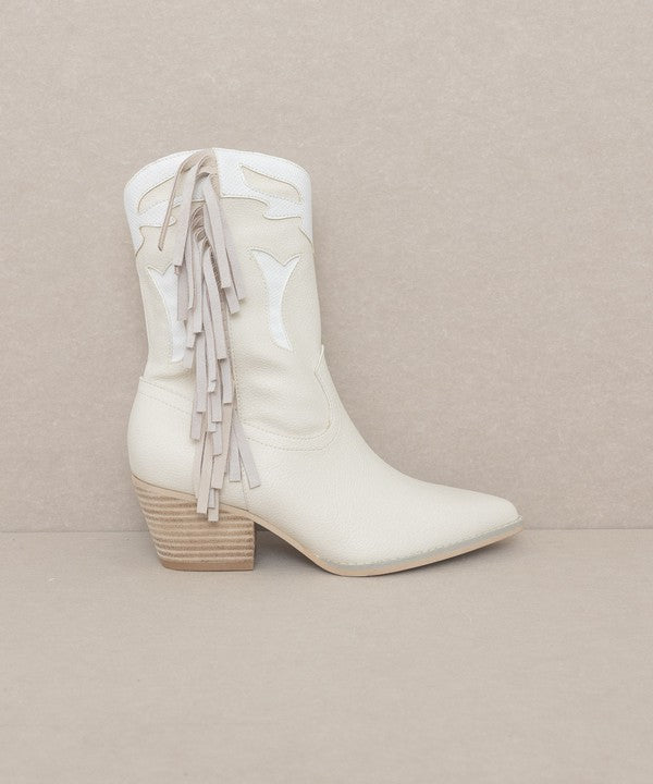 MILLIE Fringe Bootie