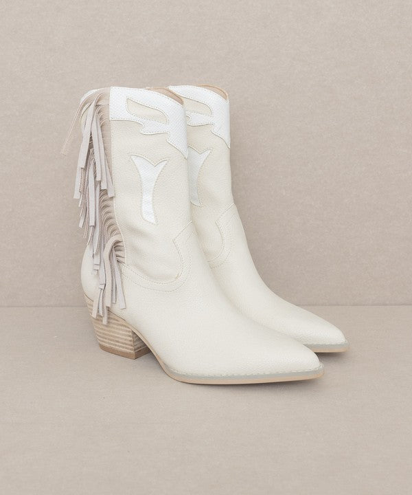 MILLIE Fringe Bootie