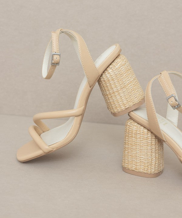 ALAIA Raffia Heel