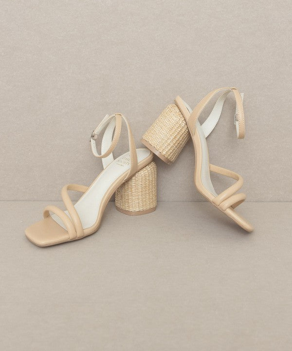 ALAIA Raffia Heel