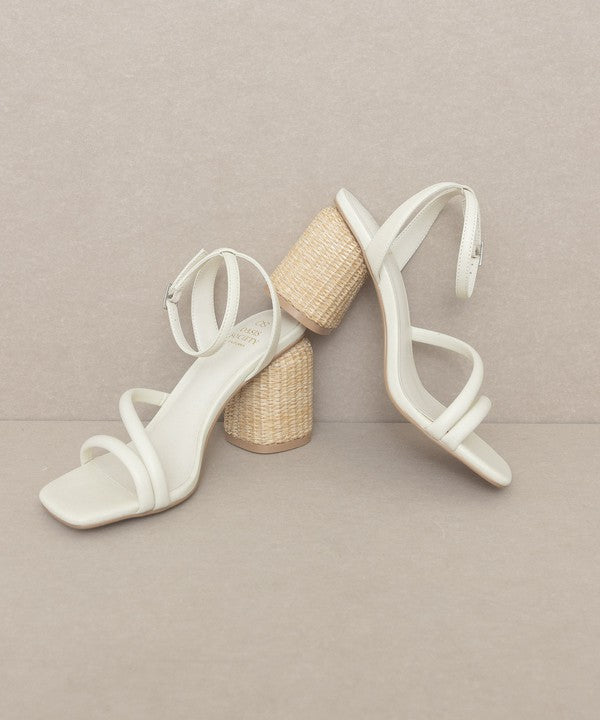 ALAIA Raffia Heel