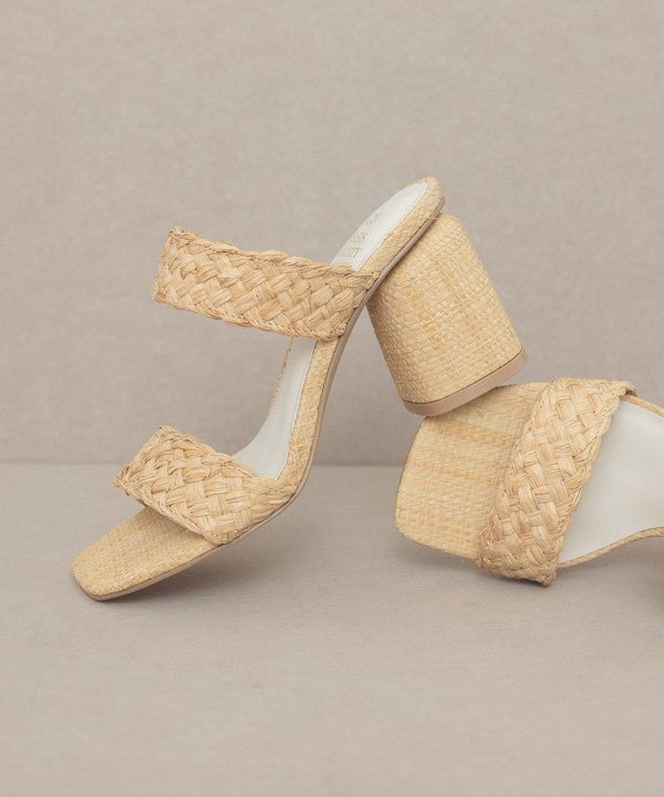 KAYLA Raffia Heel