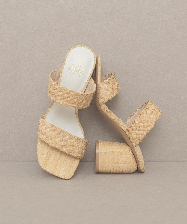 KAYLA Raffia Heel