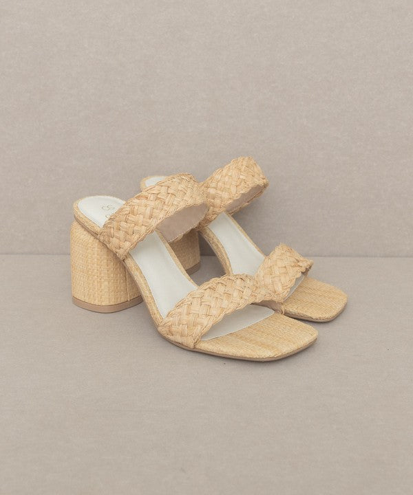 KAYLA Raffia Heel