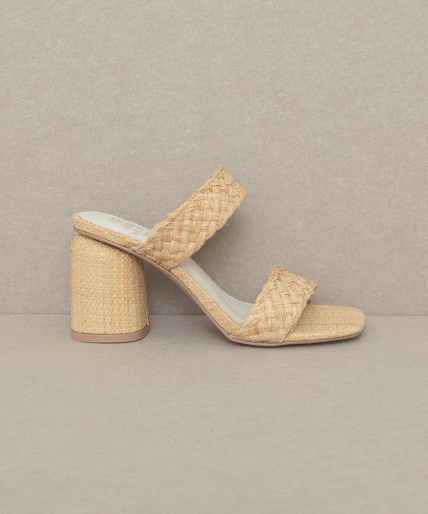 KAYLA Raffia Heel