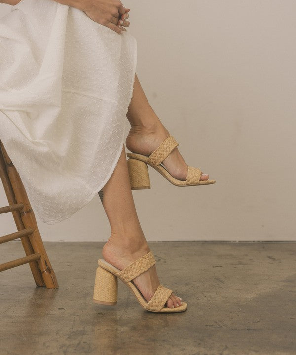 KAYLA Raffia Heel