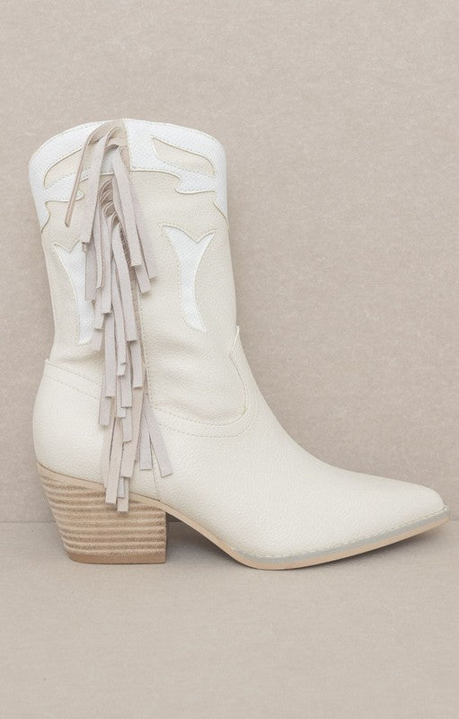 MILLIE Fringe Bootie