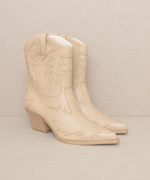 NANTES Embroidered Cowboy Boots