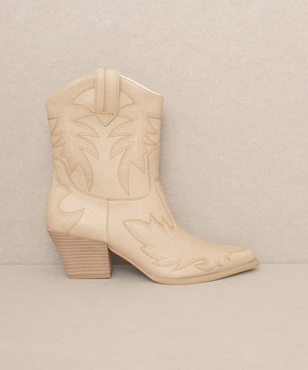 NANTES Embroidered Cowboy Boots