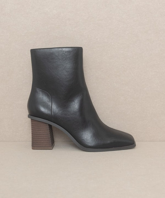 VERA Square Toe Ankle Boots