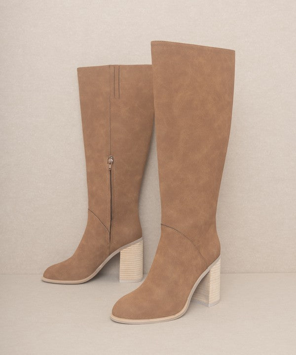 SHILOH Knee High Block Heel Boots