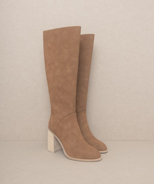 SHILOH Knee High Block Heel Boots