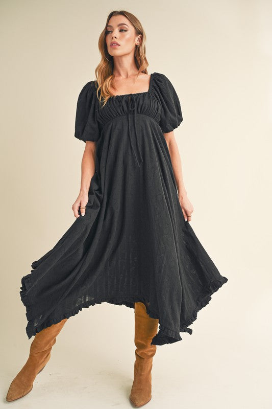 Elane Asymmetrical Hem Dress