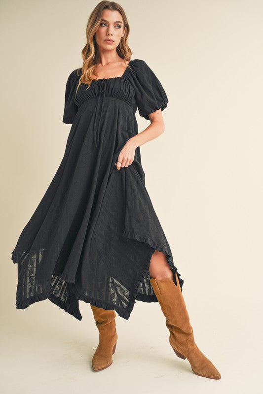 Elane Asymmetrical Hem Dress