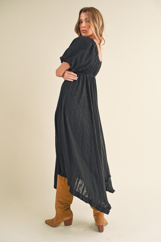 Elane Asymmetrical Hem Dress