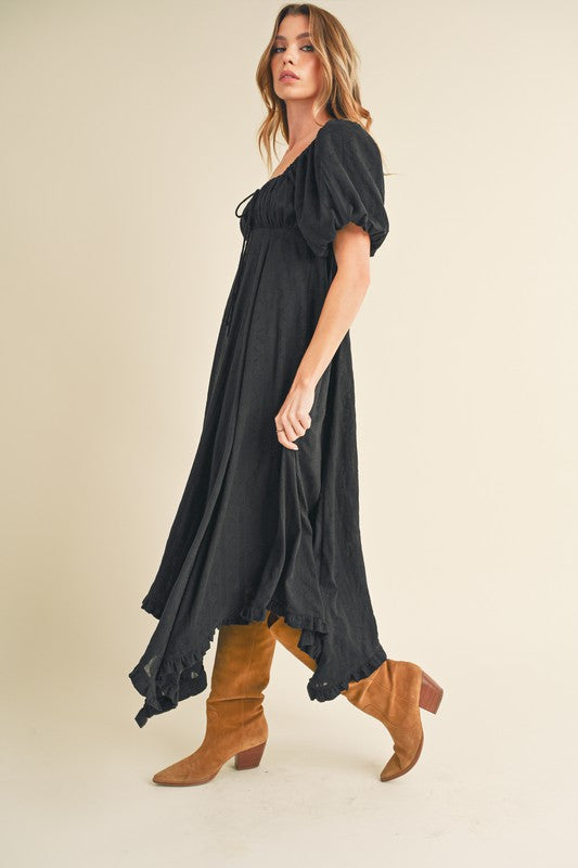 Elane Asymmetrical Hem Dress