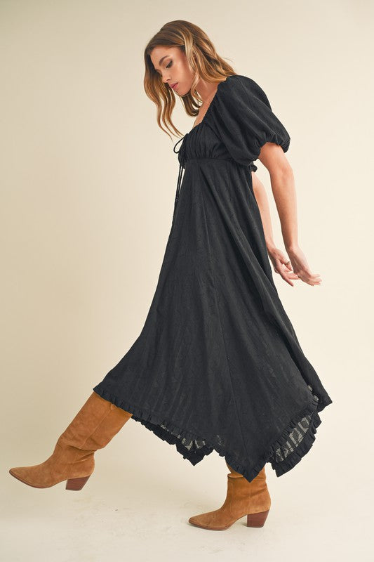 Elane Asymmetrical Hem Dress