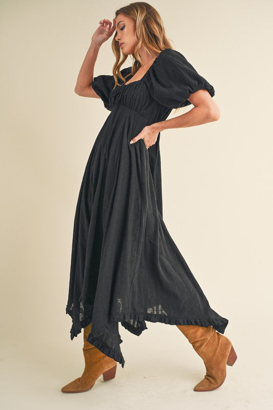 Elane Asymmetrical Hem Dress