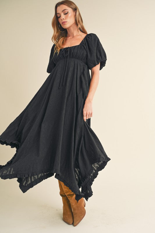 Elane Asymmetrical Hem Dress