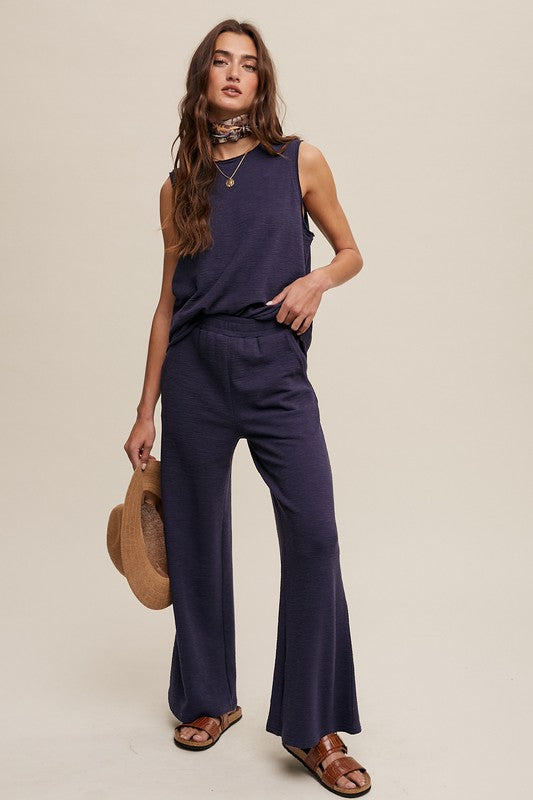 STEPH Soft Knit Tank and Sweat Pant Set