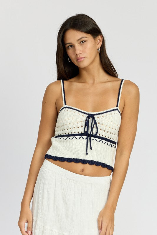 STEVIE Crochet Top