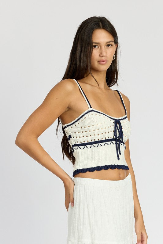 STEVIE Crochet Top