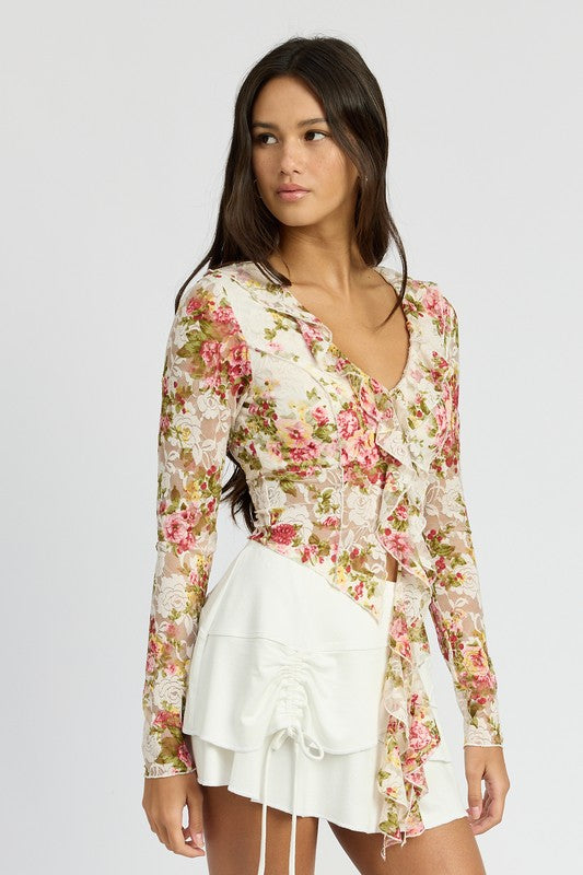 GAIA Floral Blouse