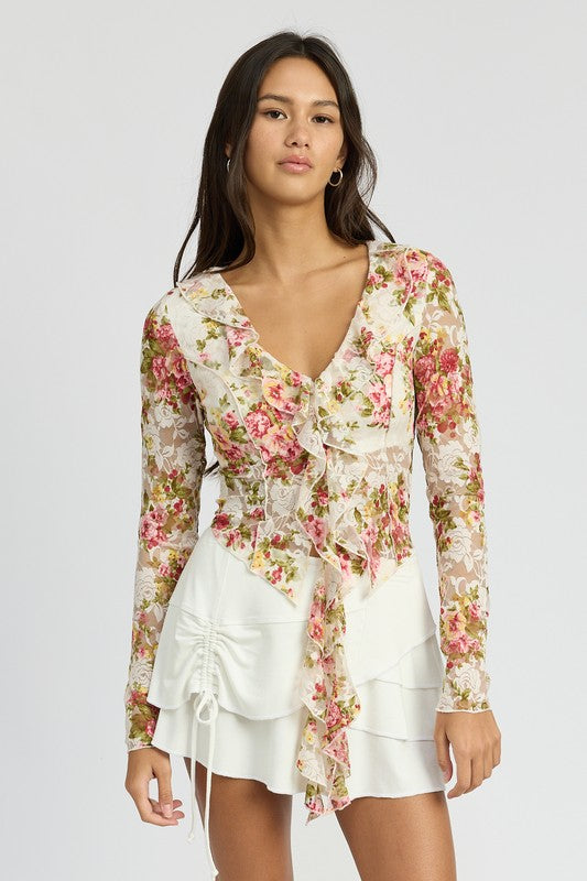 GAIA Floral Blouse