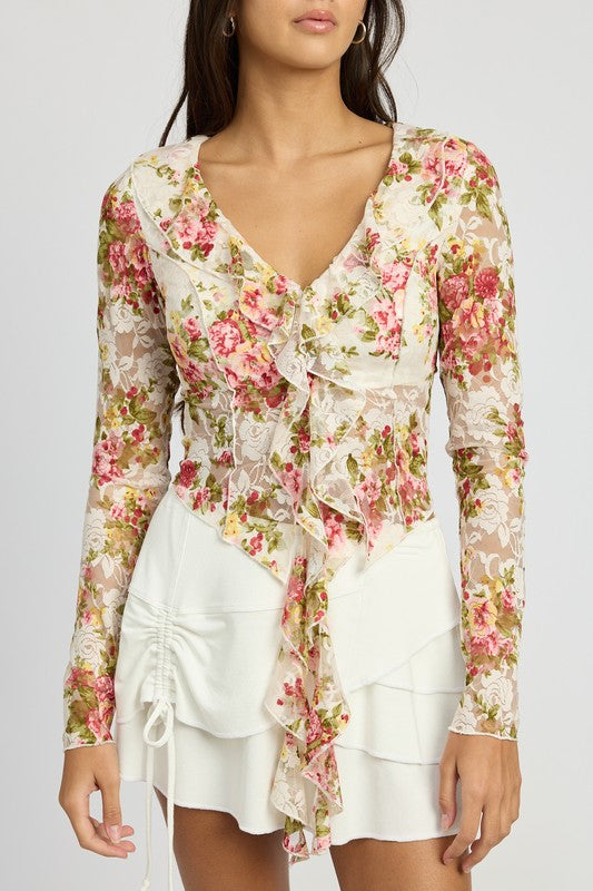 GAIA Floral Blouse