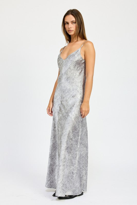 CASEY Crushed Velvet Maxi Dress