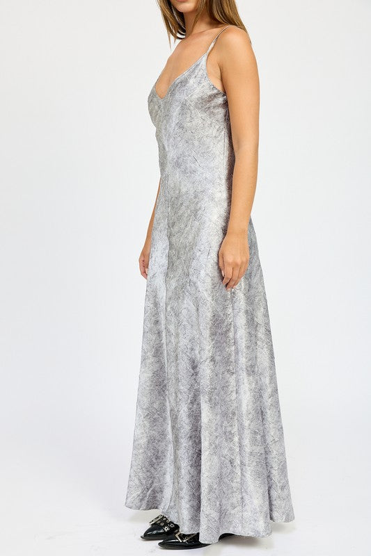 CASEY Crushed Velvet Maxi Dress